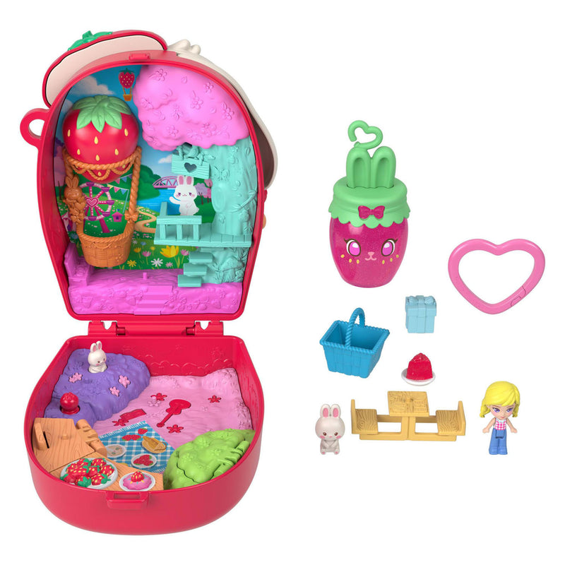 Laden Sie das Bild in Galerie -Viewer, Pic polly pocket compact speelset knick van het konijn