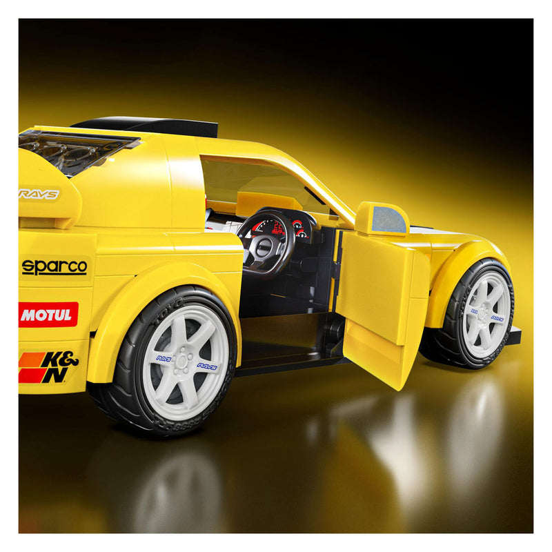Laden Sie das Bild in Galerie -Viewer, Hot wheels brick shop speed series 2007 honda s2000 1:32 bouwset - 257dlg.