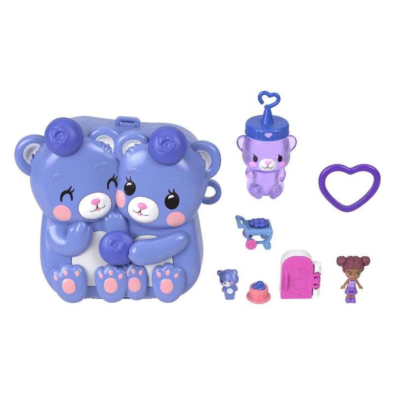Chargez l'image dans la visionneuse de la galerie, Polly pocket compactset beren en bosbessen