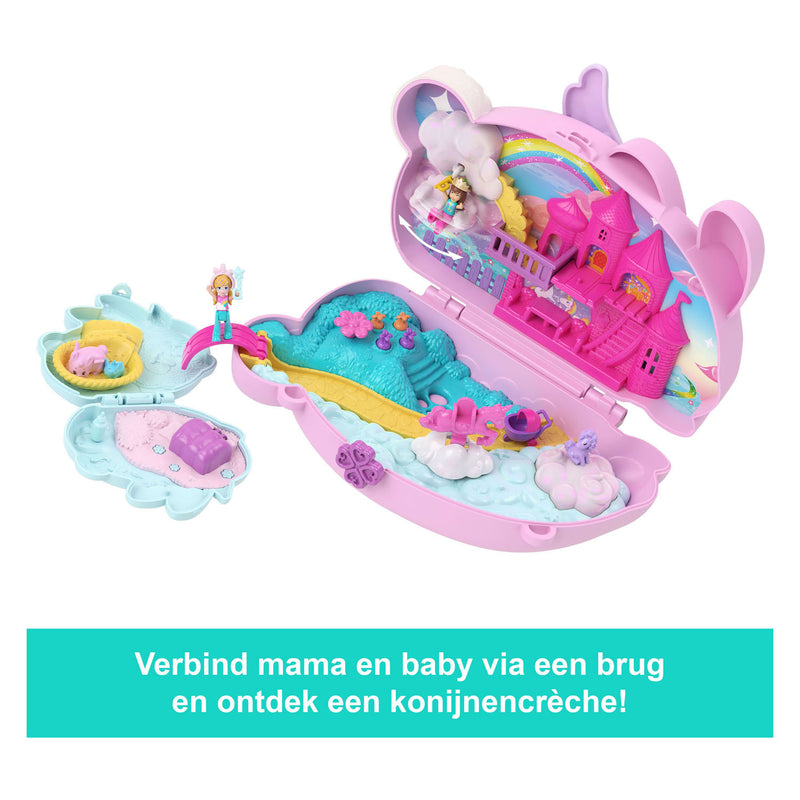 Chargez l'image dans la visionneuse de la galerie, Polly pocket 2-in-1 konijntjesplezier - tasje met compacte speelset
