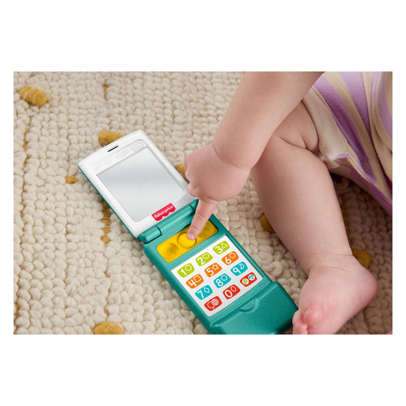 Afbeelding laden in galerijviewer, Fisher-price lachen leren klaptelefoon - muzikale leeractiviteit voor peuters