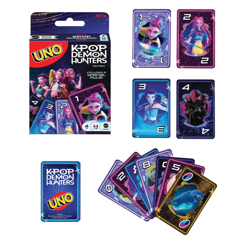 Afbeelding laden in galerijviewer, Mattel uno k-pop demon hunters