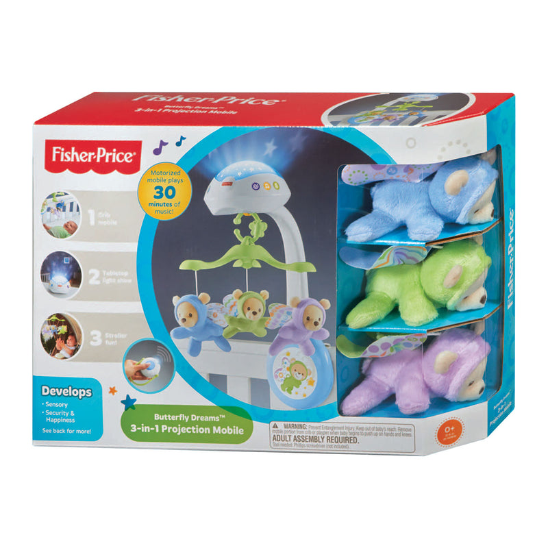 Load image into Gallery viewer, Fisher Price Vlinderdromen 3in1 Projectormobiel