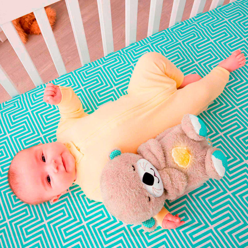 Afbeelding laden in galerijviewer, Mattel fisher-price bedtijd otter 30 cm - baby speelgoed - 0 tot 6 maanden - knuffel