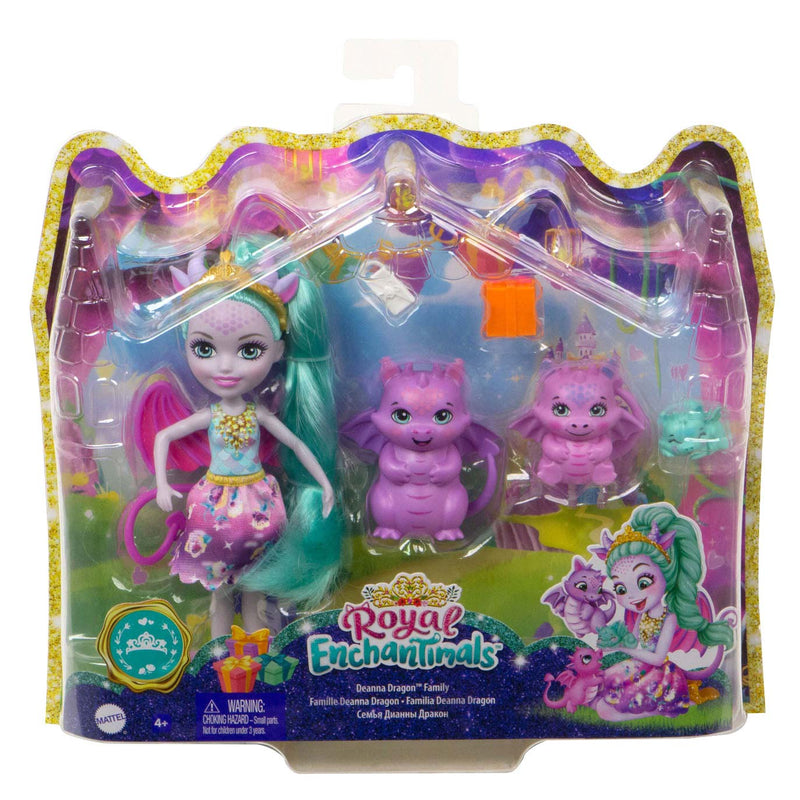 Load image into Gallery viewer, Mattel Enchantimals Drakenfamilie