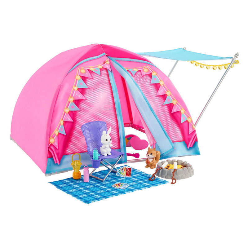 Load image into Gallery viewer, Mattel Let's Go Camping Tent Speelset