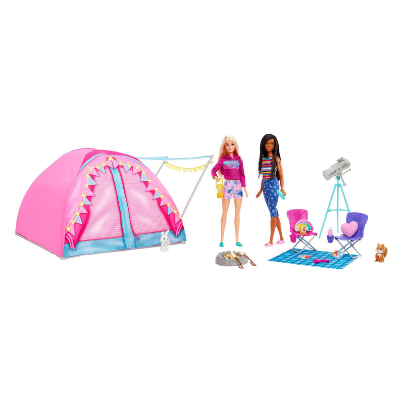 Load image into Gallery viewer, Mattel Let's Go Camping Tent Speelset