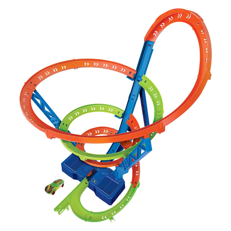 Load image into Gallery viewer, Hot Wheels Action Hyper-Speed Crash Racebaan