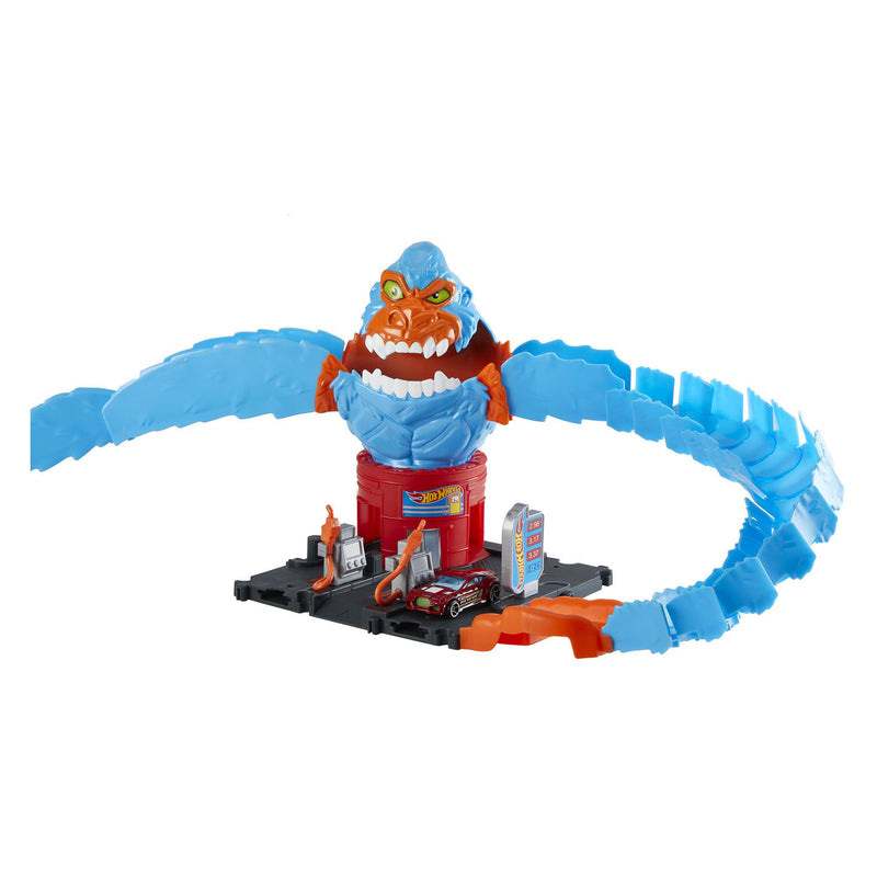 Load image into Gallery viewer, Mattel City Nemesis Lab Gas Station Gorilla Aanval