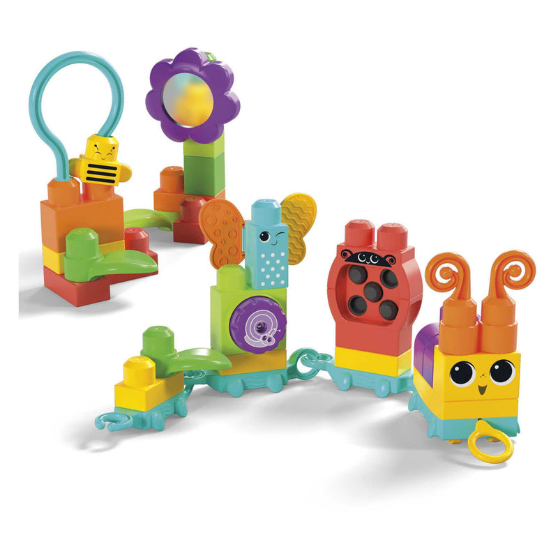 Afbeelding laden in galerijviewer, Mega bloks move' n groove caterpillar bouwset - 30dlg.