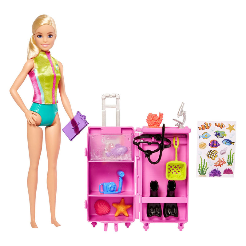 Laden Sie das Bild in Galerie -Viewer, Mattel Marine Bioloog Speelset