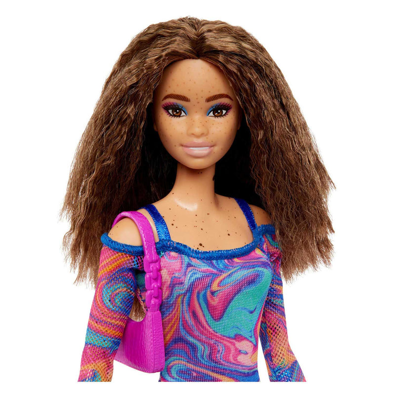 Load image into Gallery viewer, Mattel barbie fashionista pop - rainbow marble swirl