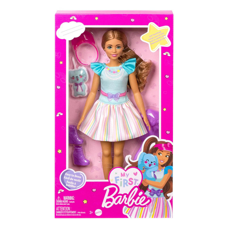 Afbeelding laden in galerijviewer, Mattel Mijn Eerste Brunette met Kitten