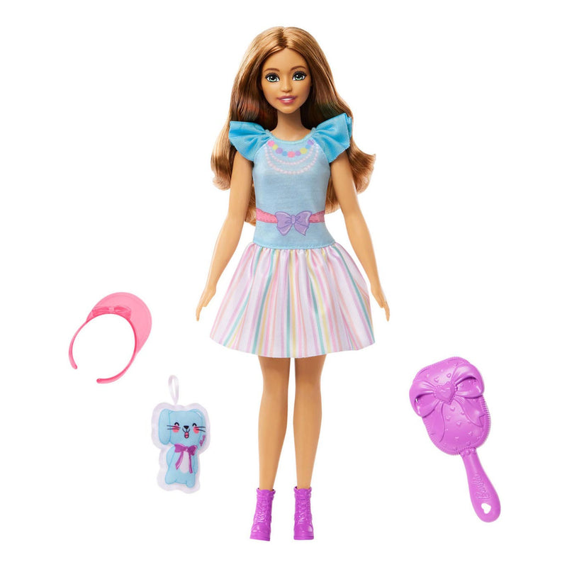 Afbeelding laden in galerijviewer, Mattel Mijn Eerste Brunette met Kitten