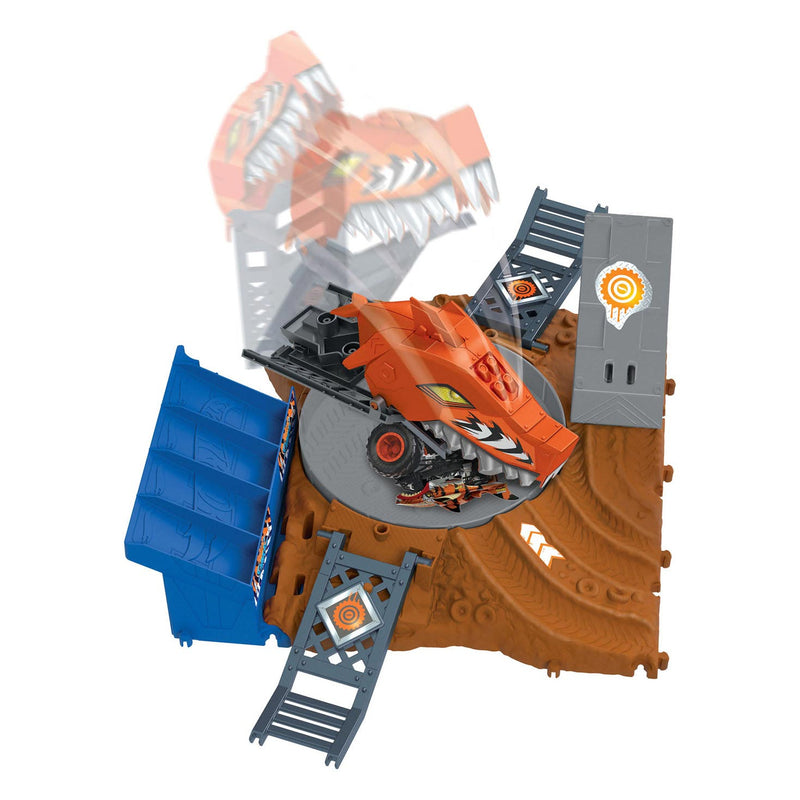 Load image into Gallery viewer, Hot Wheels Monster Trucks Arena Smash Spin-out Speelset
