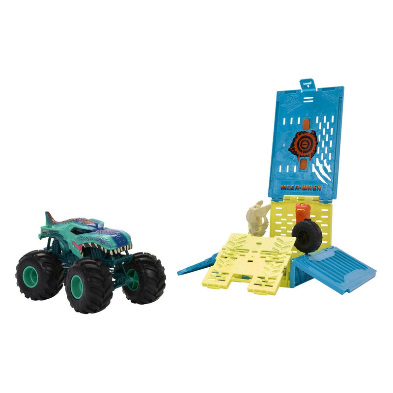 Load image into Gallery viewer, Hot Wheels Monsters Trucks Mega-Wrex Crash Cage 1:24 Speelset