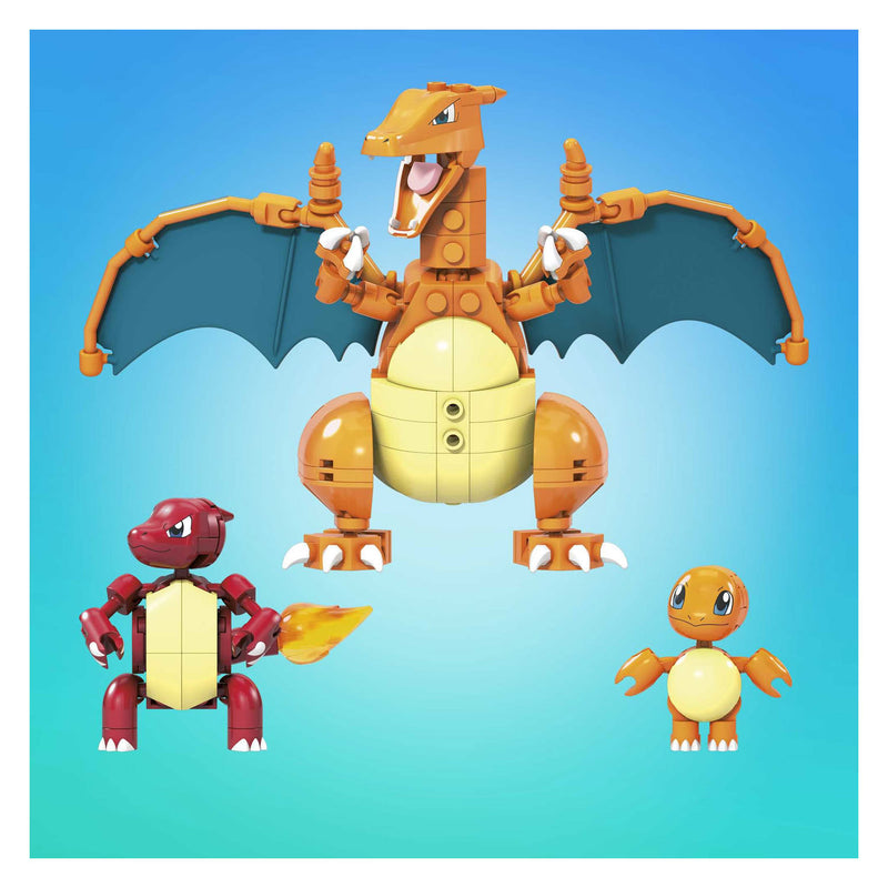 Load image into Gallery viewer, Mattel pokemon mega charmander evolutie set