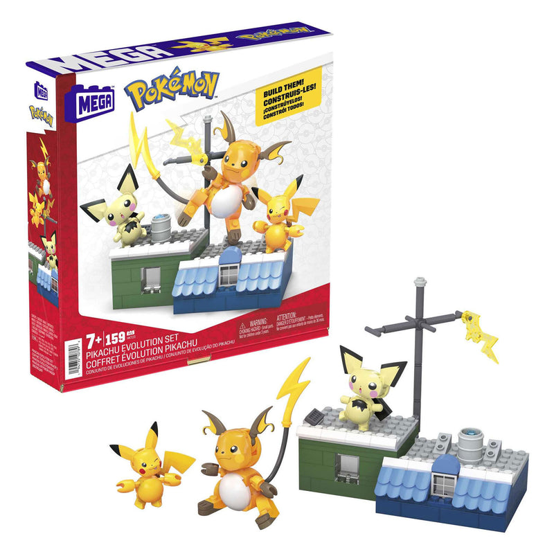 Load image into Gallery viewer, Mattel mega construx bouwset pikachu evolution