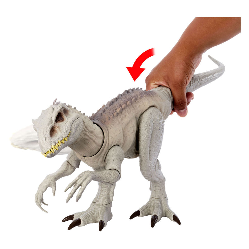 Load image into Gallery viewer, Mattel Jurassic World Camoufleren en Vechten Indominus Rex Speelfiguur