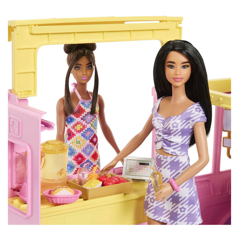 Afbeelding laden in galerijviewer, Barbie careers - limonadewagen - auto - poppenvervoersmiddel