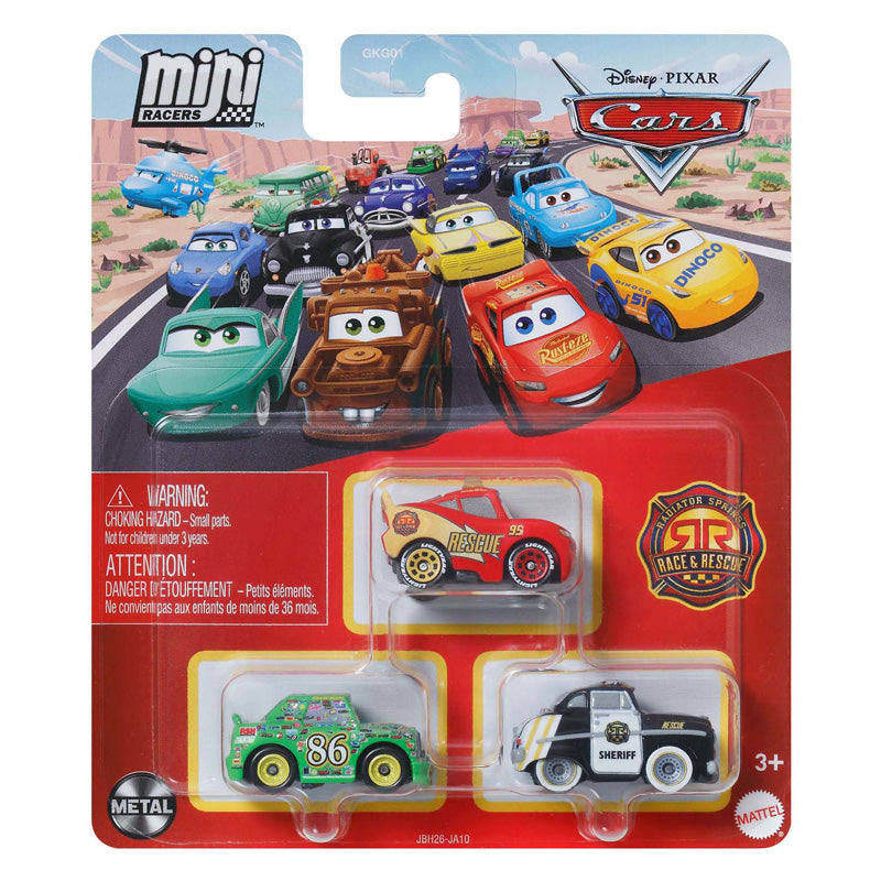 Load image into Gallery viewer, Mattel disney pixar cars mini racers auto's, 3st.