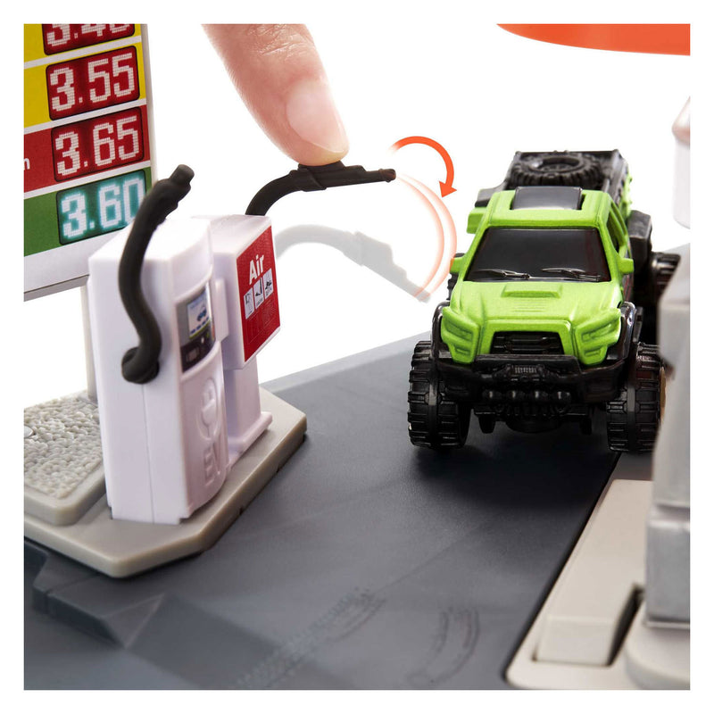 Load image into Gallery viewer, Mattel Matchbox Action Drivers Benzinestation Speelset