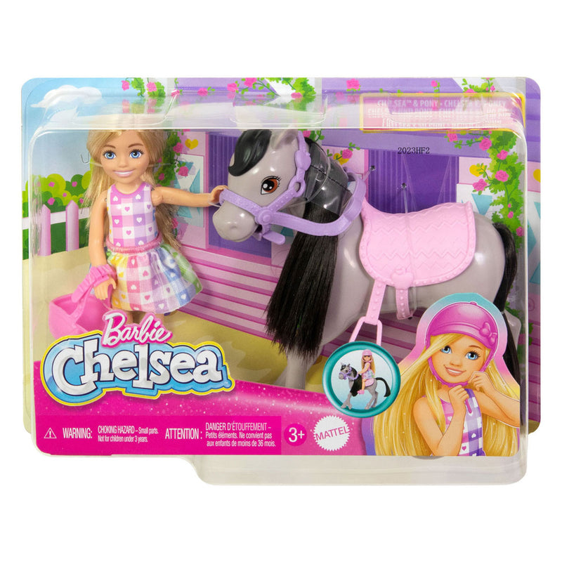 Load image into Gallery viewer, Mattel barbie chelsea pop and pony speelset