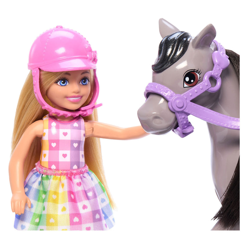 Load image into Gallery viewer, Mattel barbie chelsea pop and pony speelset