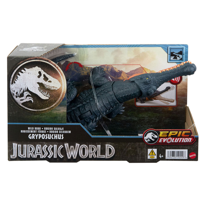 Load image into Gallery viewer, Mattel Jurassic World Brullende Gyropsuchus Dinosaurus Speelfiguur