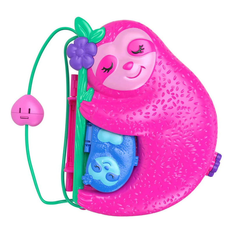 Load image into Gallery viewer, Mattel Polly Pocket Luiaardfamile 2-in-1 compacte speelset