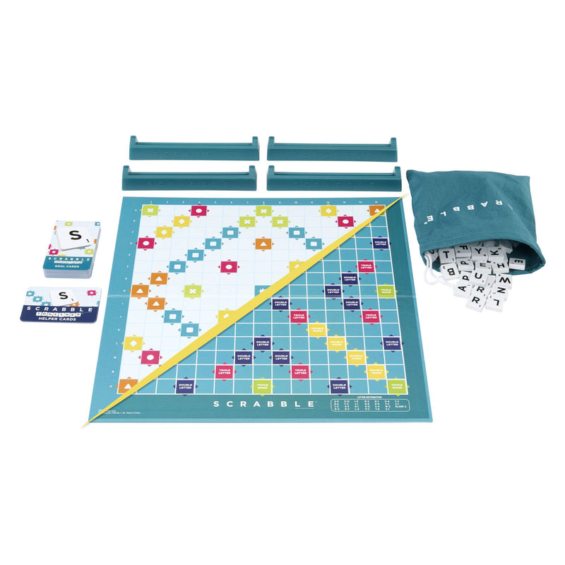 Afbeelding laden in galerijviewer, Mattel scrabble 2in1 bordspel