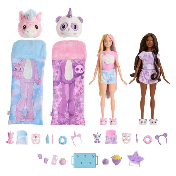 Load image into Gallery viewer, Mattel Cutie Reveal Modepop Slaapfeest
