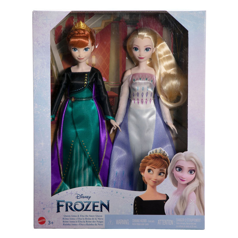 Load image into Gallery viewer, Mattel Frozen Anna en Elsa Modepoppen