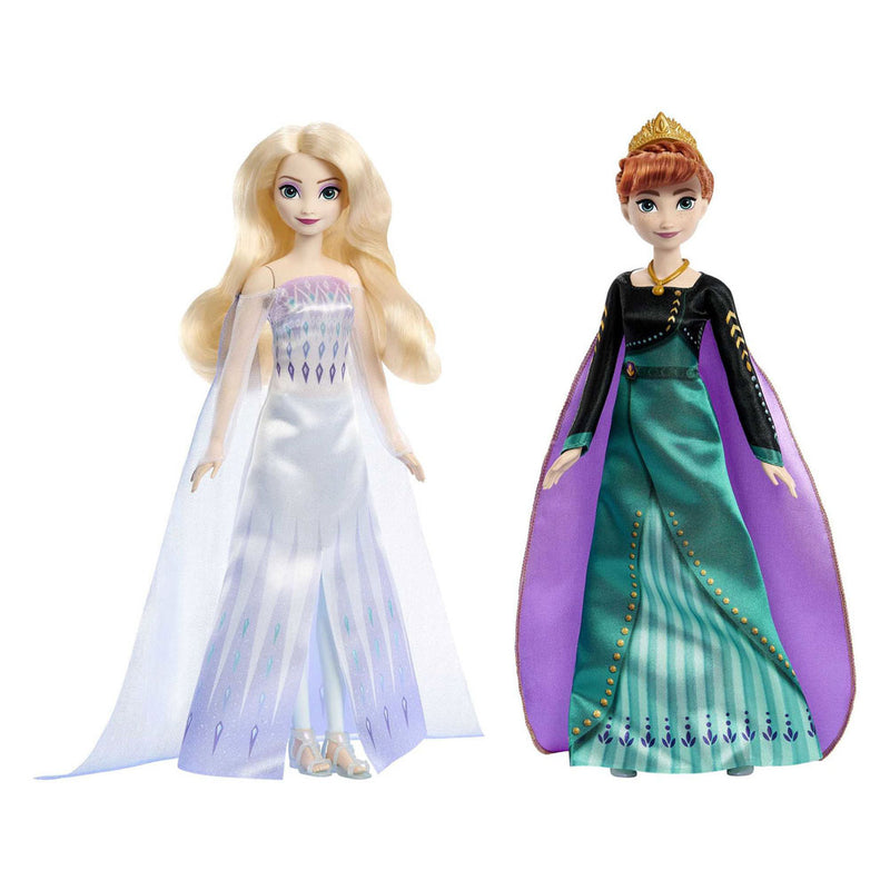 Load image into Gallery viewer, Mattel Frozen Anna en Elsa Modepoppen