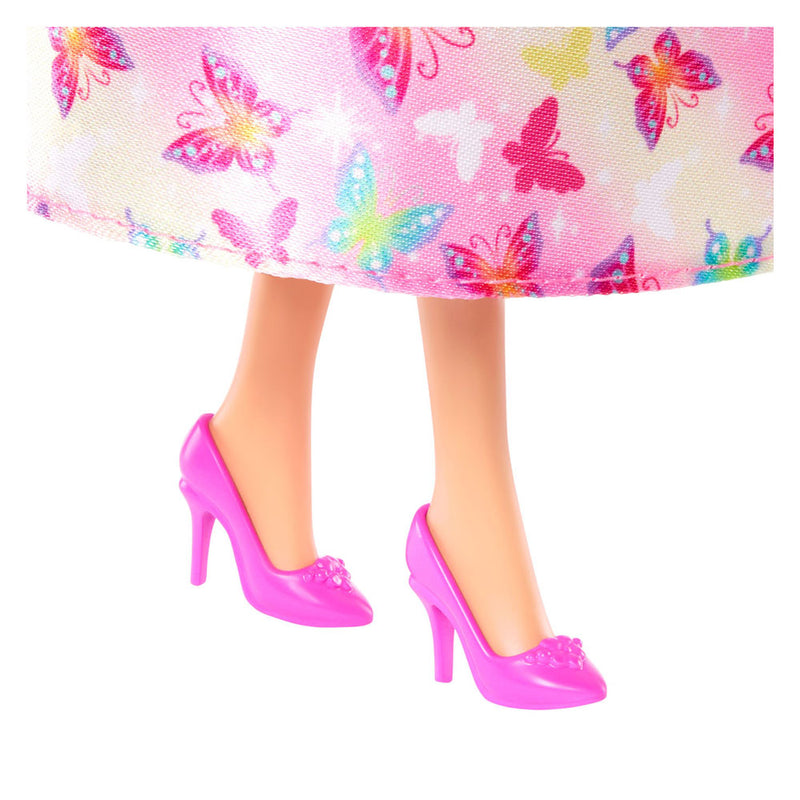 Load image into Gallery viewer, Mattel Koninklijke pop met roze en blond haar, rok met vl