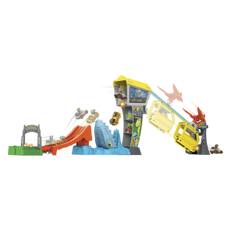 Load image into Gallery viewer, Hot wheels racer verse blue's raptor rush speelset