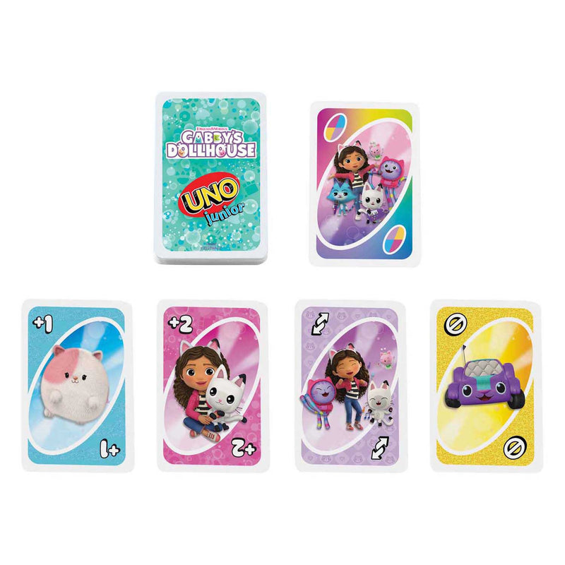 Load image into Gallery viewer, Mattel uno junior dreamworks gabbys dollhouse kaartspel
