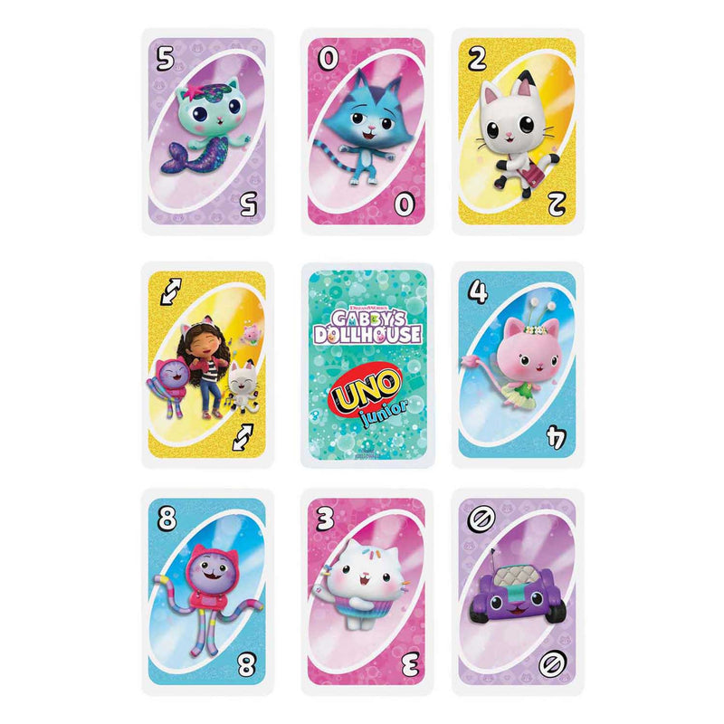 Load image into Gallery viewer, Mattel uno junior dreamworks gabbys dollhouse kaartspel