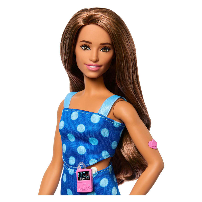 Load image into Gallery viewer, Mattel barbie fashionista pop - blue polka dot