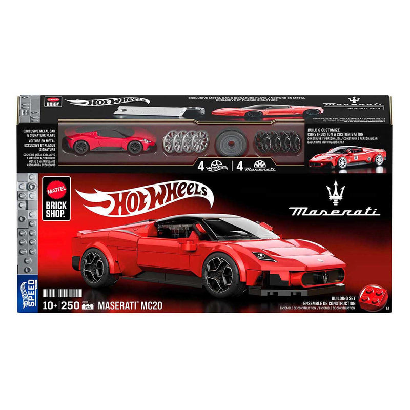 Afbeelding laden in galerijviewer, Hot wheels brick shop speed series maserati 1:32 bouwset - 250dlg.