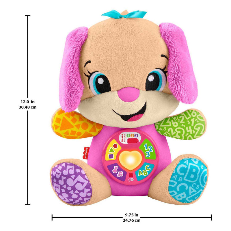 Afbeelding laden in galerijviewer, Fisher-price leerplezier meegroeispeelgoed zusje - roze muzikale knuffel