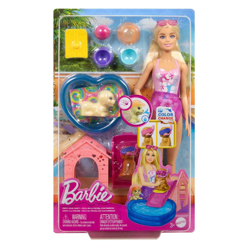 Load image into Gallery viewer, Mattel barbie zwemfeest pop speelset