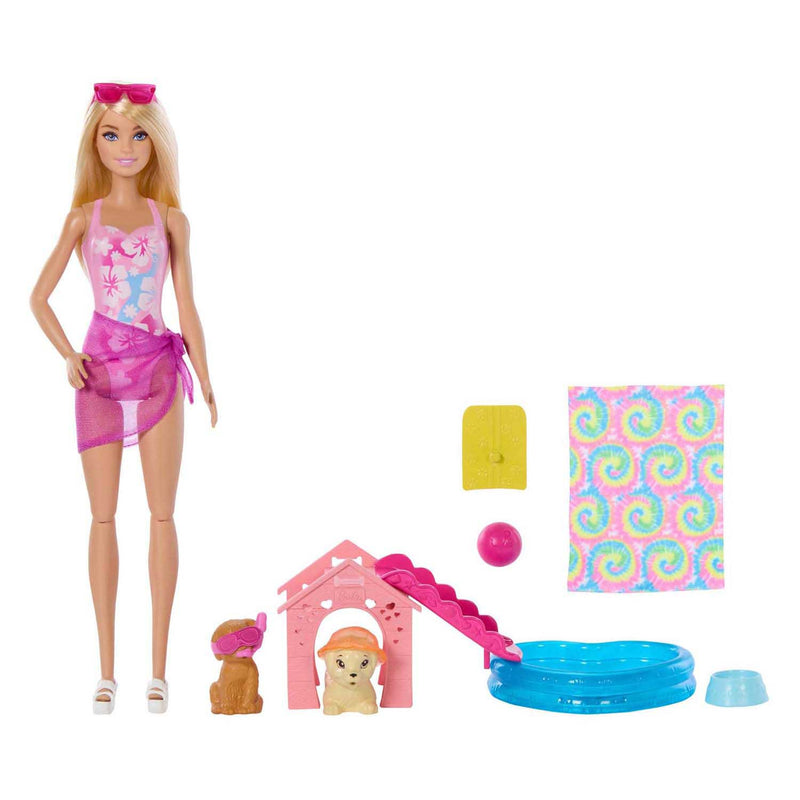 Load image into Gallery viewer, Mattel barbie zwemfeest pop speelset