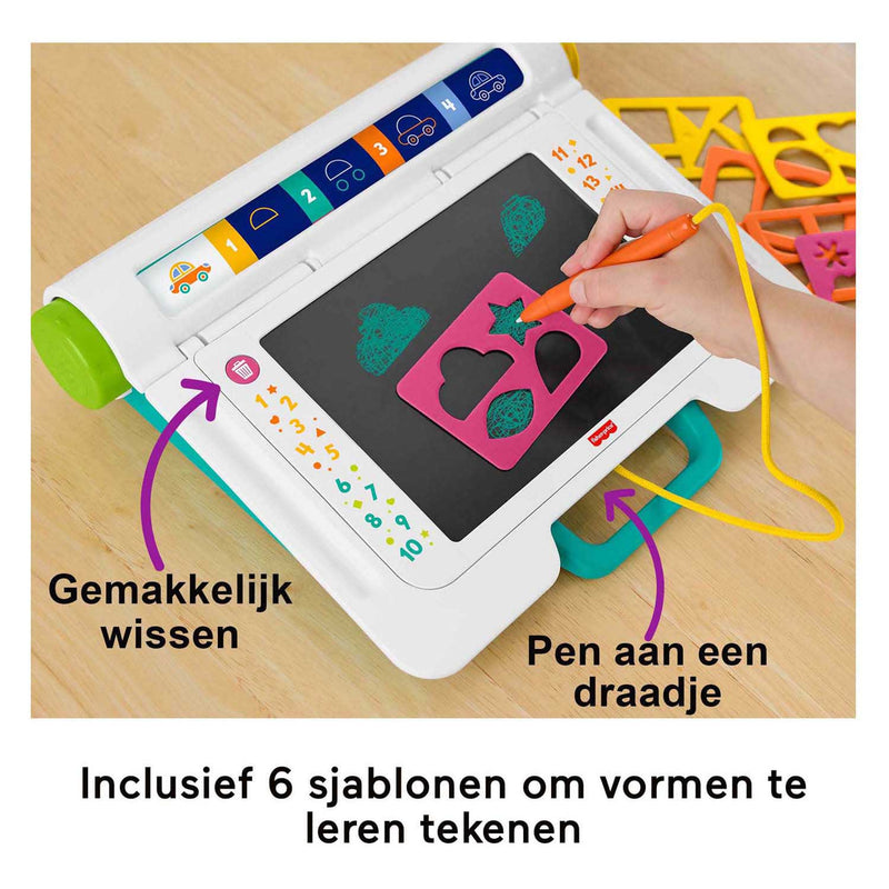 Afbeelding laden in galerijviewer, Fisher-price leer- en tekenpad