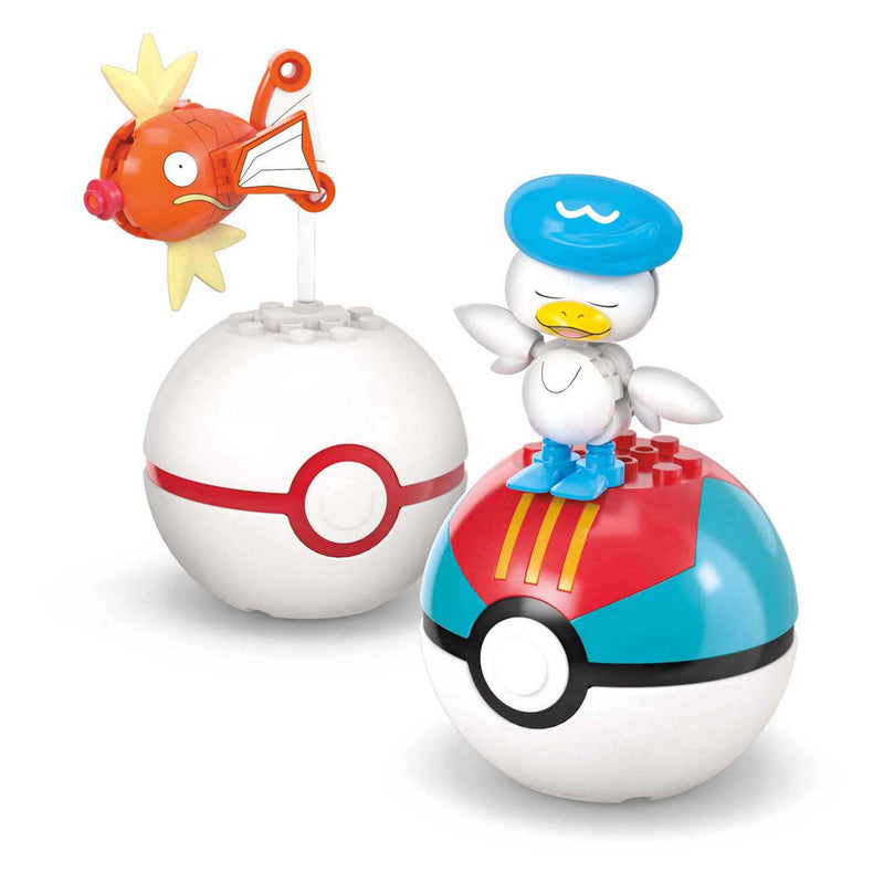 Load image into Gallery viewer, Mattel mega construx pokémon bouwset - magikarp, shellder en quaxly