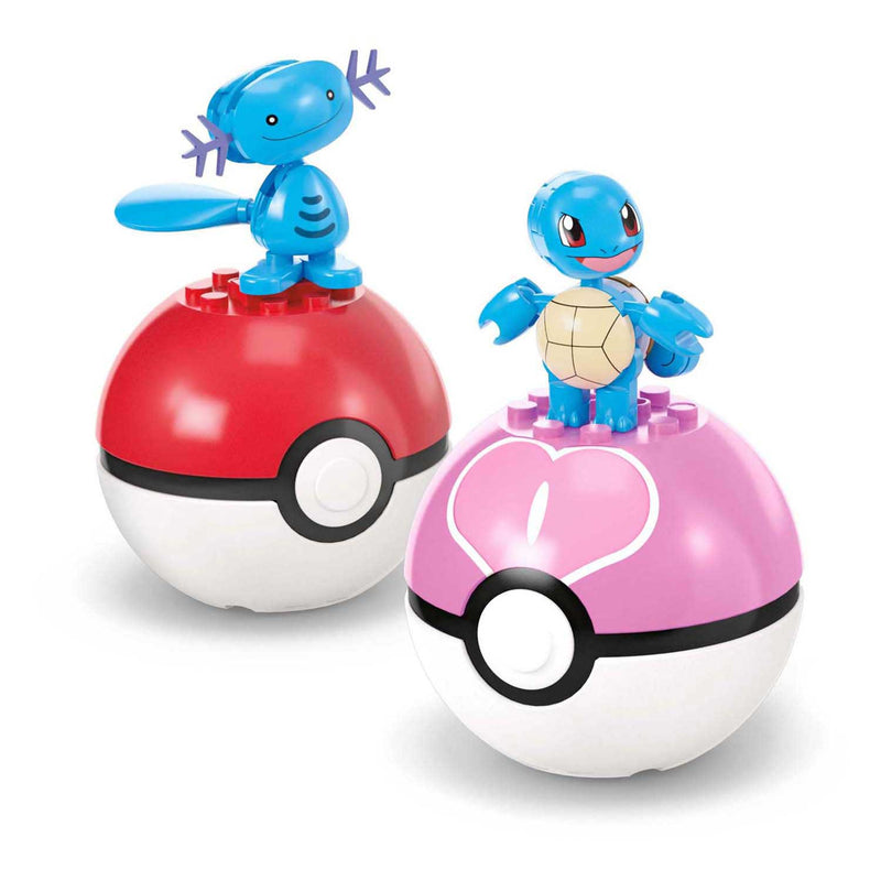 Load image into Gallery viewer, Mattel mega construx pokémon bouwset - magikarp, shellder en quaxly