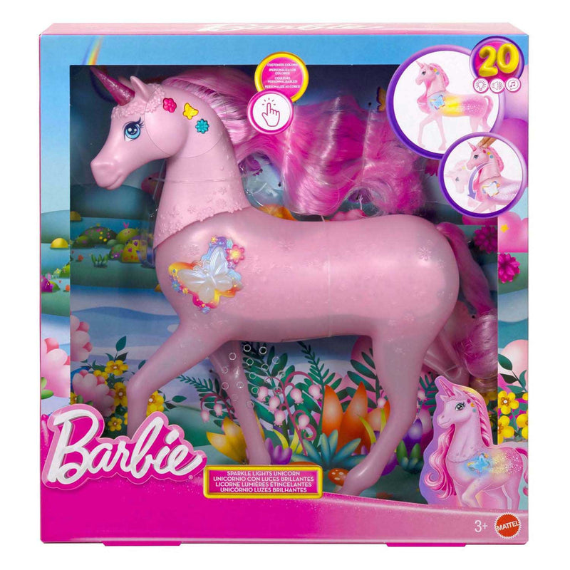 Afbeelding laden in galerijviewer, Barbie eenhoorn met licht en geluid