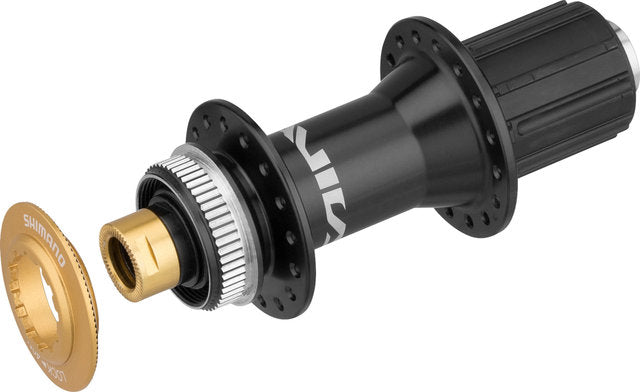 Load image into Gallery viewer, Shimano saint fh-m825 center lock disc quick 12 mm thru-axle rear hub