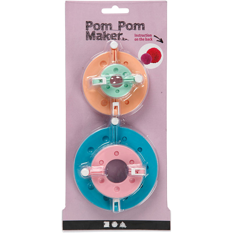 Load image into Gallery viewer, Creativ company https: www.cchobby.nl pom-pom-maker-d-3-5-5-5-7-9-cm-4-stuk-1-set