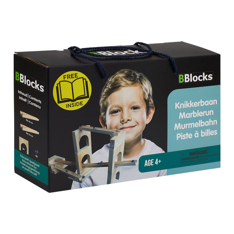 Load image into Gallery viewer, Bblocks houten knikkerbaan, 36dlg.